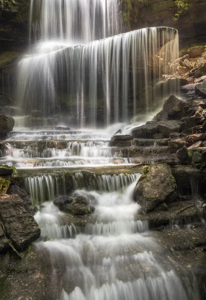 Cascatas da tarde - West Milton, Ohio Cachoeira — Fotografia de Stock