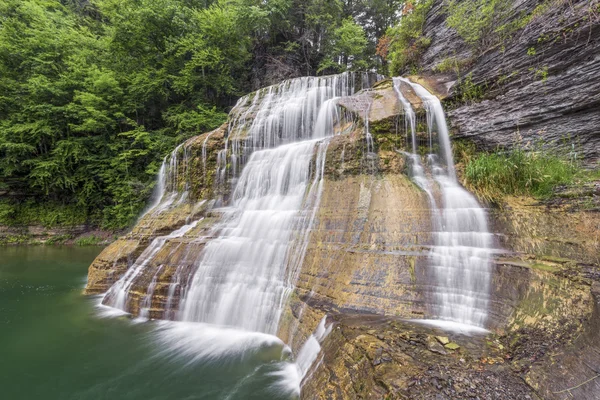 Lower Falls at Robert H Treman State Park — Stock Photo, Image