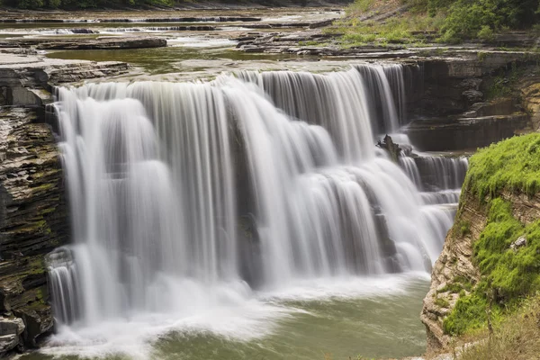 Lower Falls en Letchworth — Foto de Stock