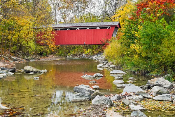 Ponte coperto Everett — Foto Stock