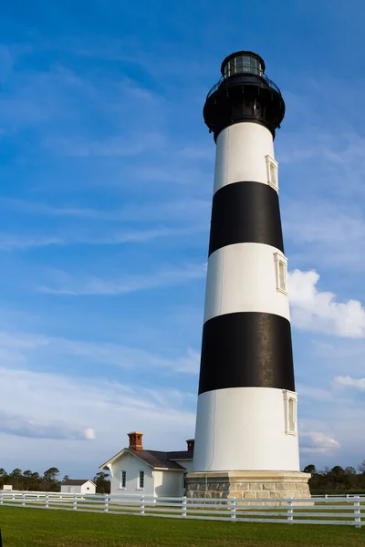 Leuchtturm auf der Insel Bodie Stockbild