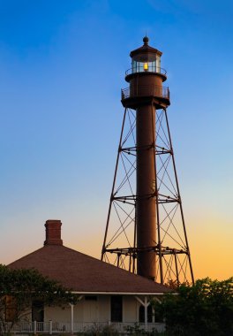 Sanibel Lighthouse Daybreak clipart