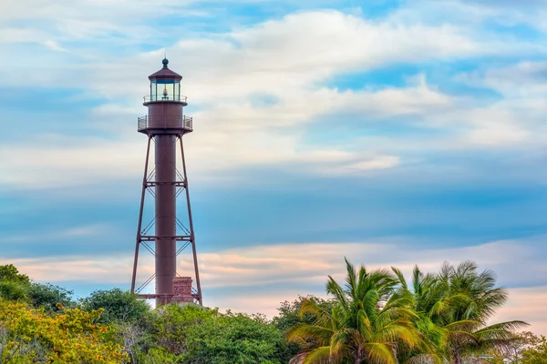 Fyrtorn på ön Sanibel — Stockfoto