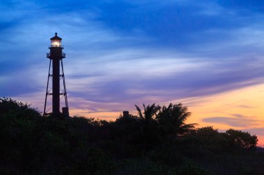 Sanibel Lighthouse Sunrise clipart