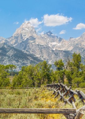 Rustic Fence and Tetons