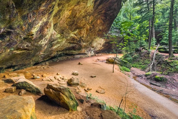 Askehulen i Hocking Hills - Stock-foto