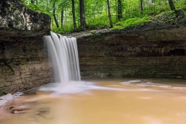 Indiana 's Rock Rest Falls — Fotografia de Stock
