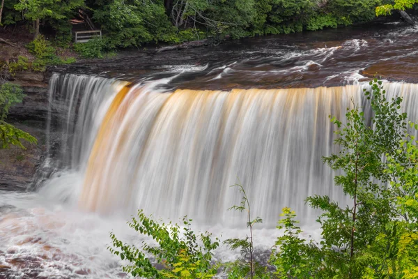 Upper Falls z Tahquamenon — Zdjęcie stockowe