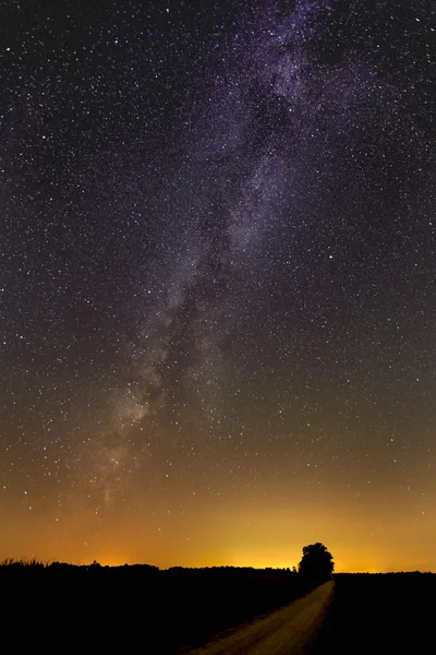 Milky Way Over Midwest — Stock Photo, Image