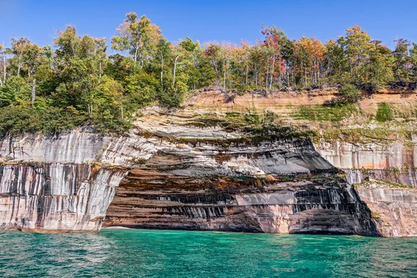 Pictured Rocks Alcove — Stock Photo, Image