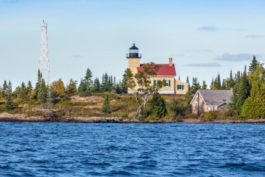 Lighthouse at Copper Harbor clipart