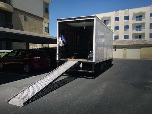 Moving Truck unloading