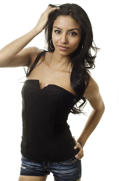 Beautiful exotic young woman — Stock Photo, Image