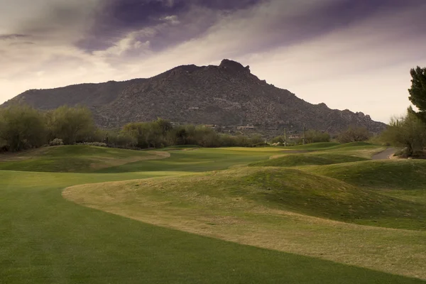 Campo de golfe em Scottsdale, Az, EUA — Fotografia de Stock