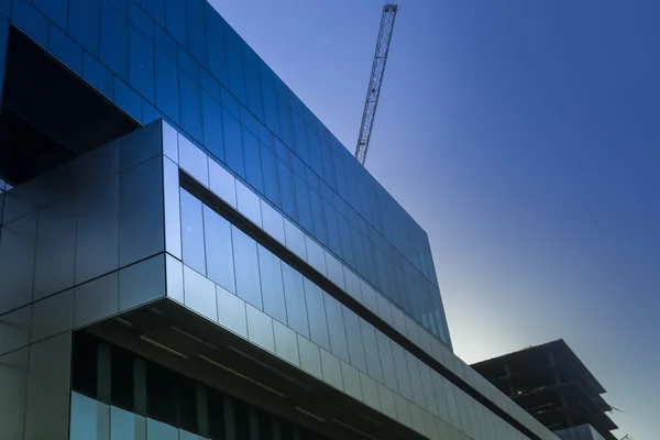 Modern glass facade of new building — Stock Photo, Image