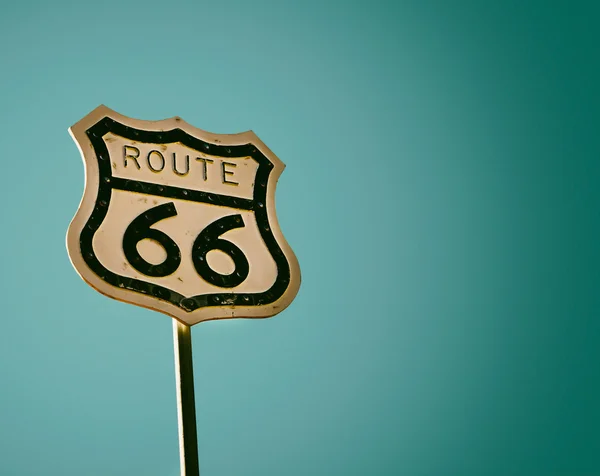 Route 66 historické americké dopravní značka — Stock fotografie