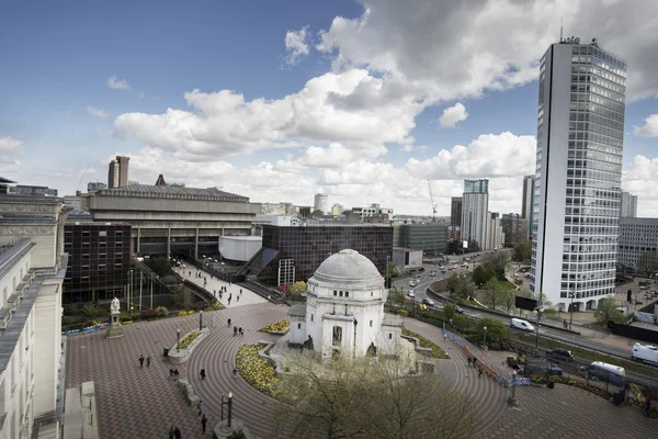 Birmingham, Inglaterra, Plaza del Centenario, centro de la ciudad —  Fotos de Stock