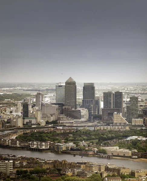 Londra 'daki modern binalar, Canary Wharf — Stok fotoğraf