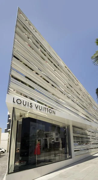 Everly Hills, Ca 2. června 2015 Louis Vuitton nová vlajková loď obchod — Stock fotografie