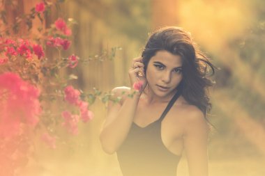 güzel egzotik genç kadın