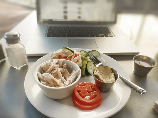Zdrowej pracy przerwa obiadowa — Zdjęcie stockowe