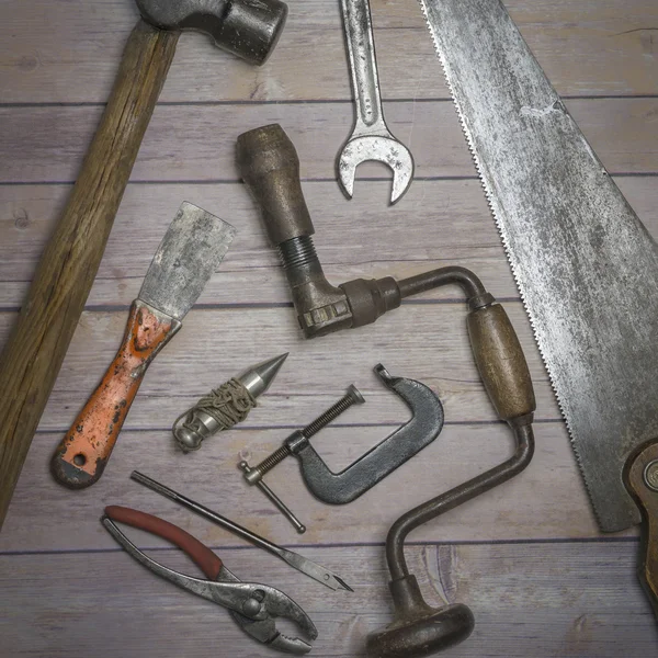 Old rustic tools — Stock Photo, Image