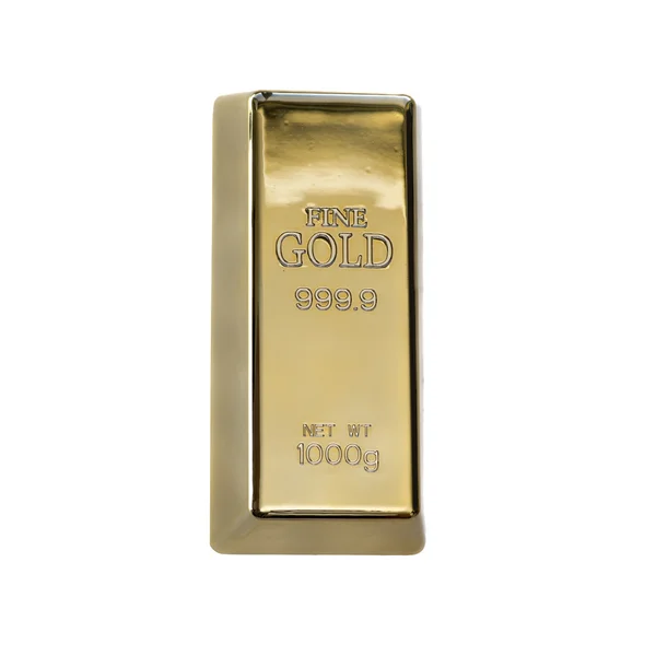 Gold bullion bar — Stock Photo, Image