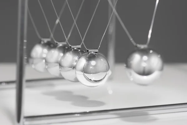Newtons Cradle balls — стоковое фото