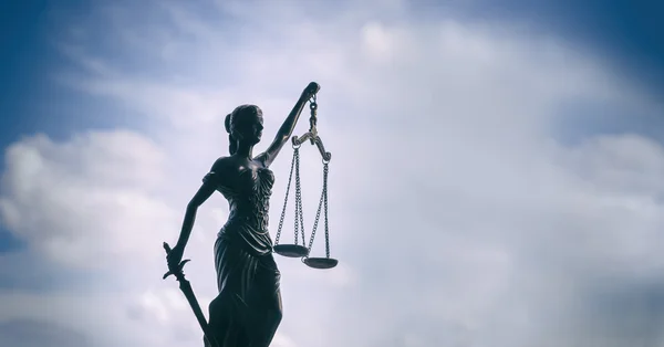Escalas de fundo Justiça - conceito de direito jurídico — Fotografia de Stock