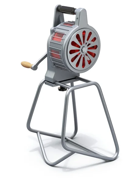 Hand crank fire siren — Stock Photo, Image