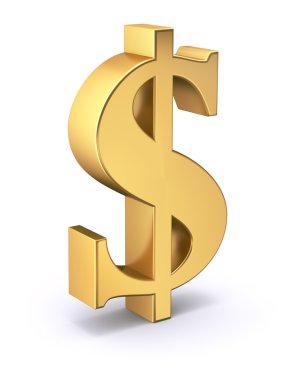 Altın dolar işareti 