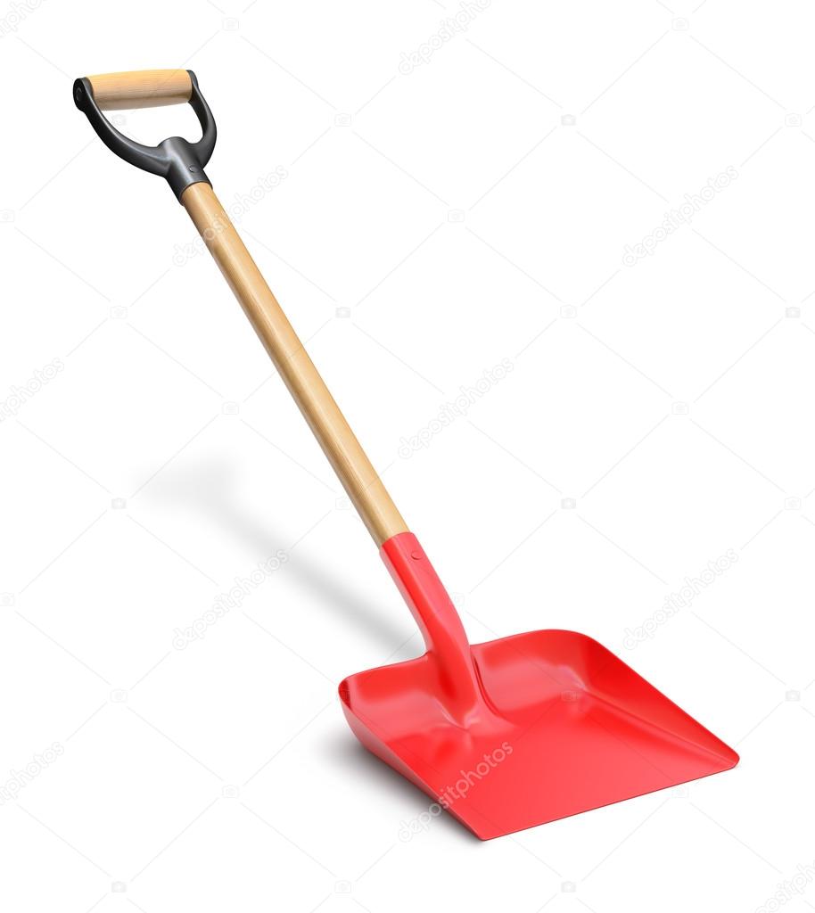Red shovel