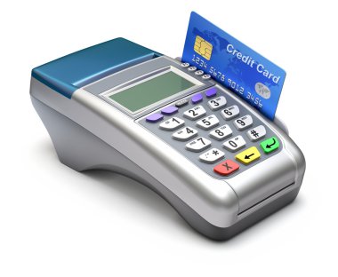 Beyaz POS terminali
