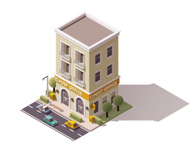 Vektör izometrik postane