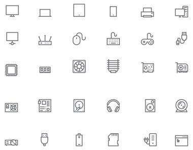 bilgisayar Icon set