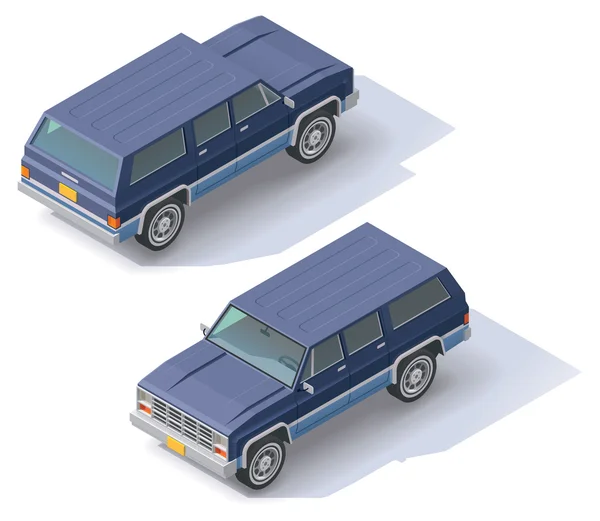Vector isometric SUV — Stock Illustration Vector isometric SUV Stock Vector