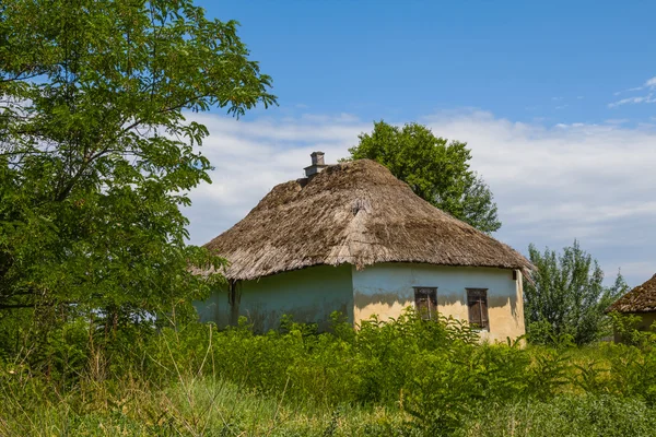 Стилізований сільський будинок сад — стокове фото