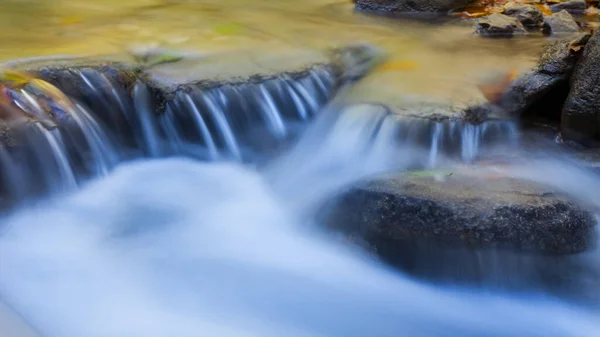 Closeup Mountain River Rushing Stones — Stock Photo, Image