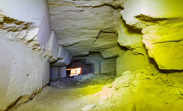 Vista Desde Túnel Cueva — Foto de Stock