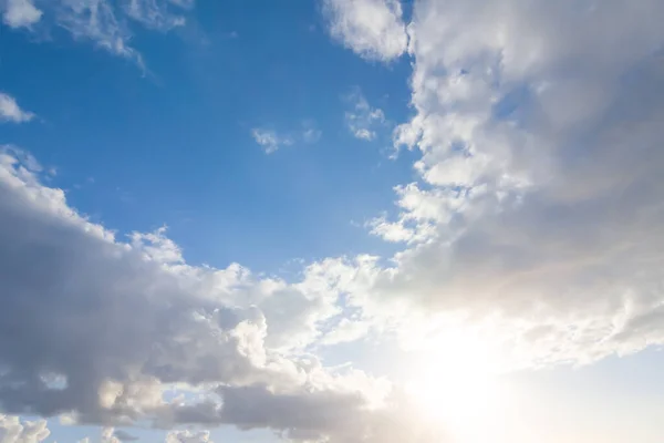 Sparkle Hot Sun Clouds Sky Clouds Sun Background — Stock Photo, Image