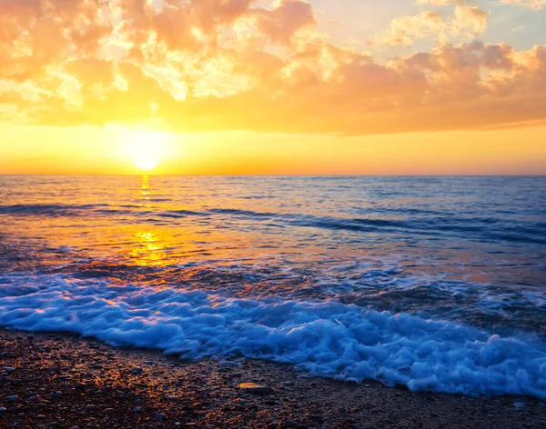 Meeresküste Frühen Morgen Natürliche Meereslandschaft — Stockfoto