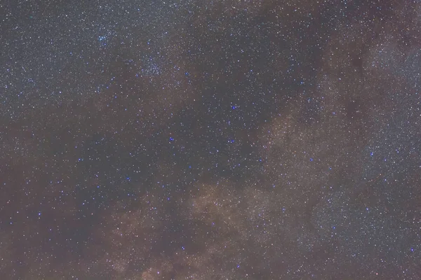 Närbild Mjölkaktigt Sätt Natten Stjärnklar Himmel Bakgrund — Stockfoto