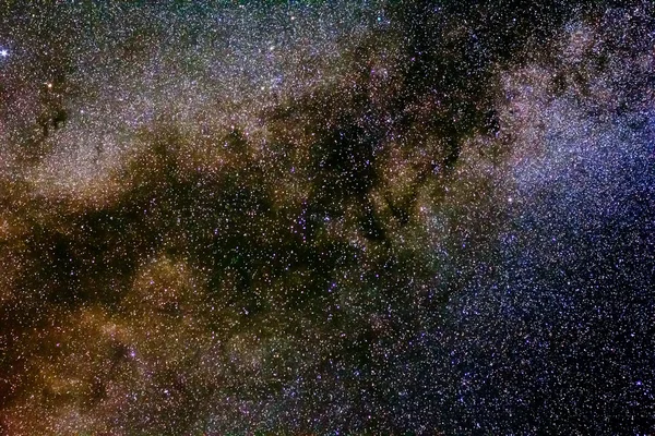 Closeup milkyway scéna — Stock fotografie