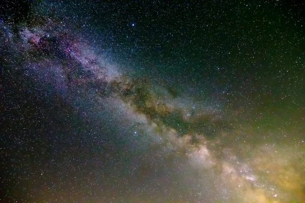 Night sky panorama — Stockfoto