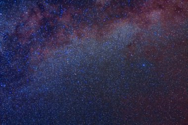 closeup gece gökyüzü