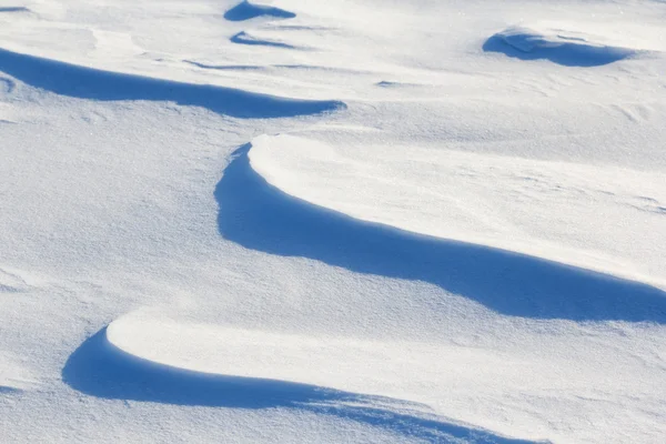 Крупный план снега — стоковое фото