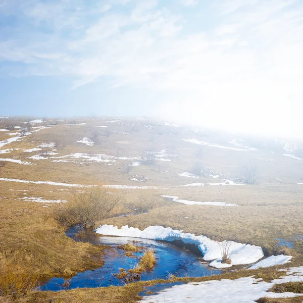 Winterhügel — Stockfoto