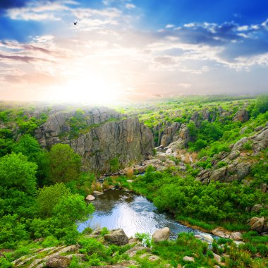dağ Kanyon sahne