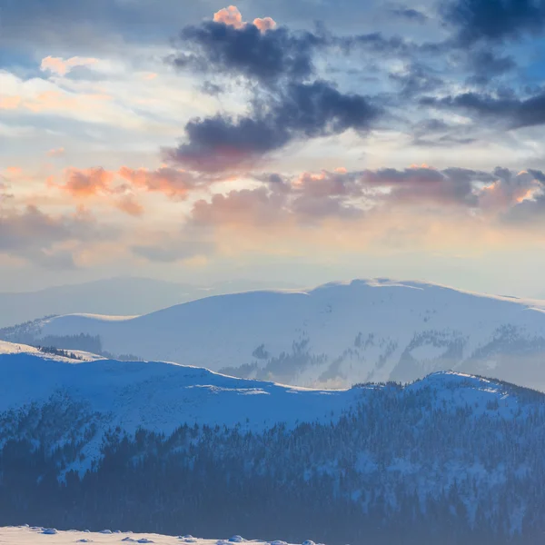 Scène de montagne bleue — Photo