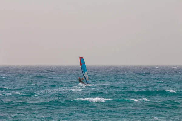 Windsurfer en un mar — Foto de Stock